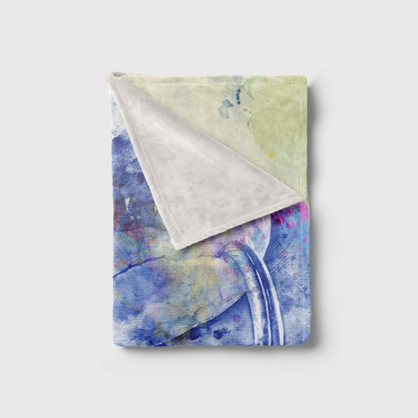 Paul Sinus Art Handtuch Strandhandtuch Saunatuch Kuscheldecke SplashArt Tier Serie Kunstvoll Snake Motiv Räumungsverkauf