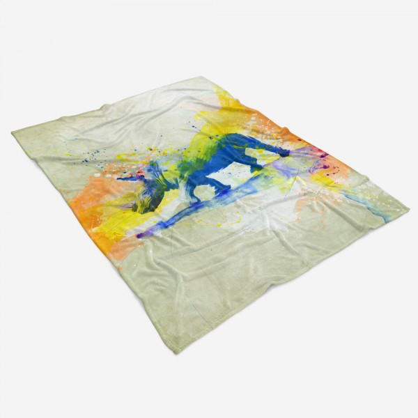 Paul Sinus Art Handtuch Strandhandtuch Saunatuch Kuscheldecke SplashArt Tier Serie Kunstvoll Rhino I Mot Riesige Ersparnisse