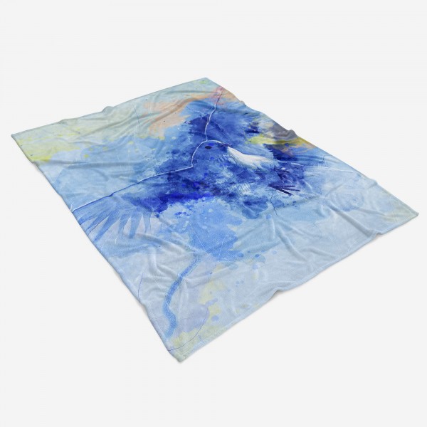 Paul Sinus Art Handtuch Strandhandtuch Saunatuch Kuscheldecke SplashArt Tier Serie Kunstvoll Peace Motiv Tiefpreis