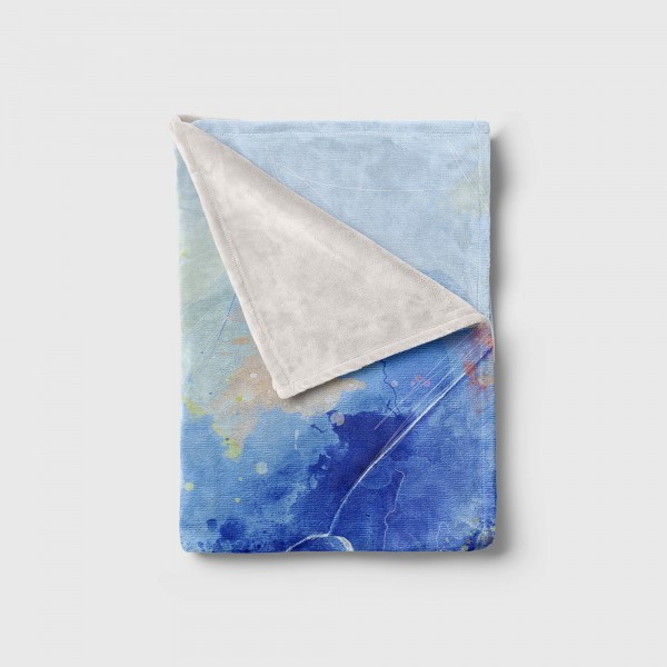 Paul Sinus Art Handtuch Strandhandtuch Saunatuch Kuscheldecke SplashArt Tier Serie Kunstvoll Peace Motiv Tiefpreis