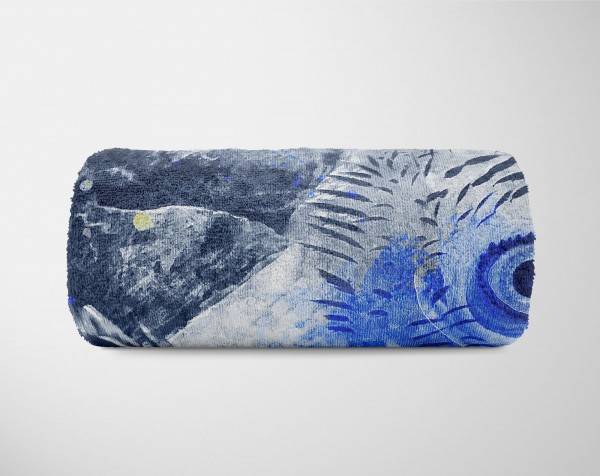 Paul Sinus Art Handtuch Strandhandtuch Saunatuch Kuscheldecke SplashArt Tier Serie Kunstvoll Papagei Mot Super Sparpreis