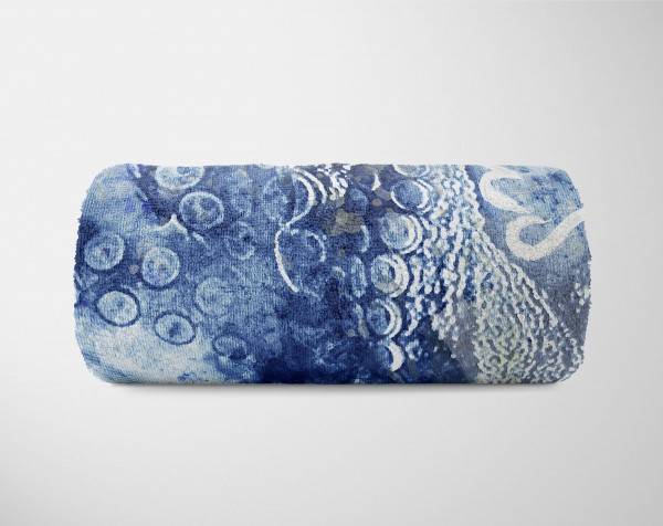 Paul Sinus Art Handtuch Strandhandtuch Saunatuch Kuscheldecke SplashArt Tier Serie Kunstvoll Octopus Mot Kostenlose Rückgabe