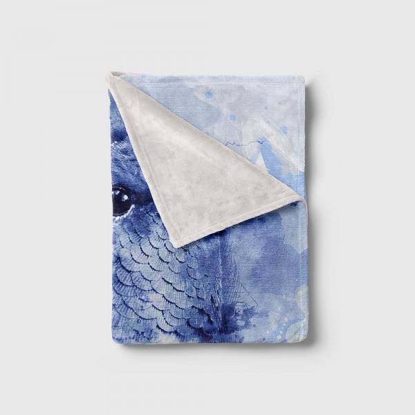 Paul Sinus Art Handtuch Strandhandtuch Saunatuch Kuscheldecke SplashArt Tier Serie Kunstvoll Kolibri Mot Neueste Stile