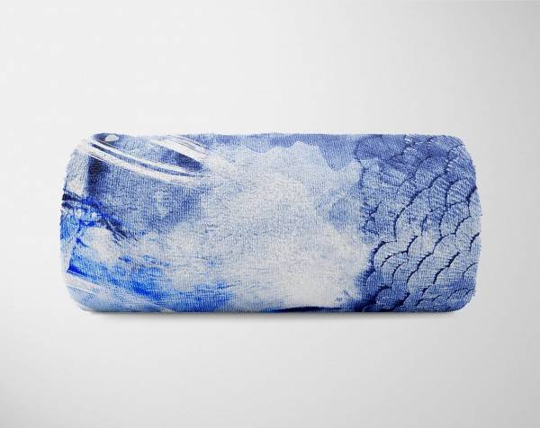 Paul Sinus Art Handtuch Strandhandtuch Saunatuch Kuscheldecke SplashArt Tier Serie Kunstvoll Kolibri Mot Neueste Stile