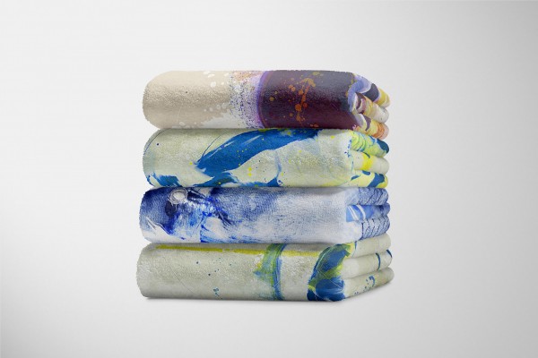 Paul Sinus Art Handtuch Strandhandtuch Saunatuch Kuscheldecke SplashArt Tier Serie Kunstvoll Kolibri Mot Neueste Stile