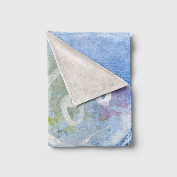 Paul Sinus Art Handtuch Strandhandtuch Saunatuch Kuscheldecke SplashArt Tier Serie Kunstvoll Koi Motiv Letzte 2 Tage