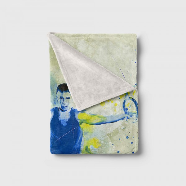 Paul Sinus Art SplashArt Sport Handtuch Strandhandtuch Saunatuch Kuscheldecke Kunstvoll Turnen Sporthand Bis zu 50% Rabatt