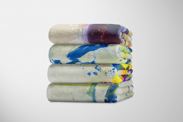 Paul Sinus Art SplashArt Sport Handtuch Strandhandtuch Saunatuch Kuscheldecke Kunstvoll Taucher Sporthan Bis zu 65% Rabatt