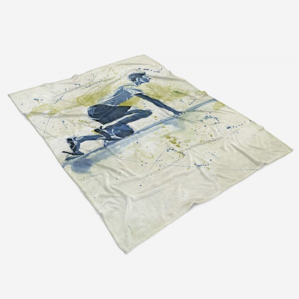 Paul Sinus Art SplashArt Sport Handtuch Strandhandtuch Saunatuch Kuscheldecke Kunstvoll Running Sporthan Bis zu 55% Rabatt