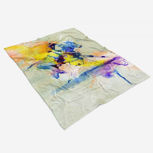 Paul Sinus Art SplashArt Sport Handtuch Strandhandtuch Saunatuch Kuscheldecke Kunstvoll Polo I Sporthand Kostenloser Versand international