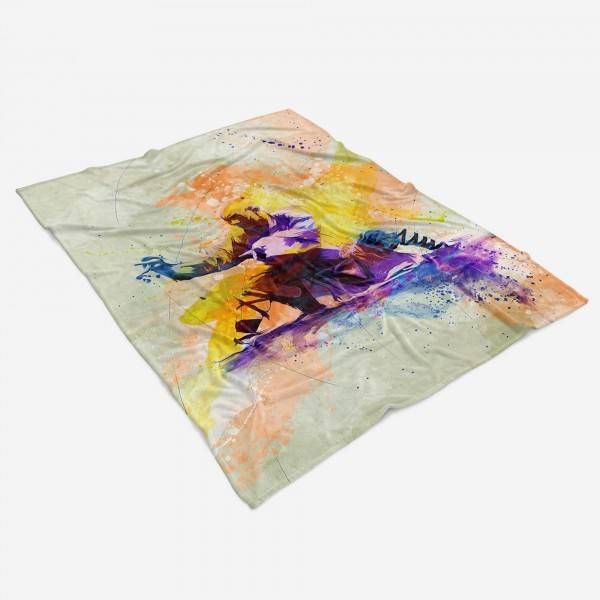 Paul Sinus Art SplashArt Sport Handtuch Strandhandtuch Saunatuch Kuscheldecke Kunstvoll Kung Fu Sporthan Im Verkauf