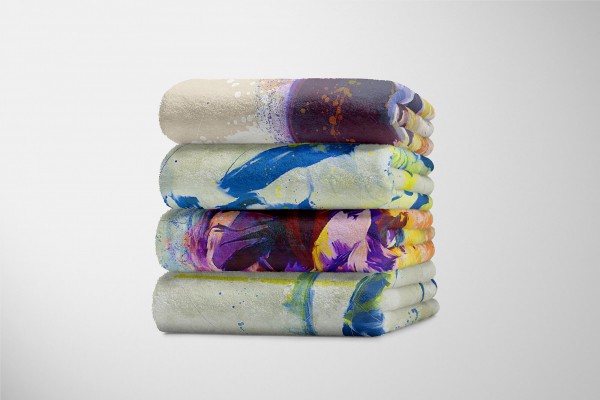 Paul Sinus Art SplashArt Sport Handtuch Strandhandtuch Saunatuch Kuscheldecke Kunstvoll Kung Fu Sporthan Im Verkauf