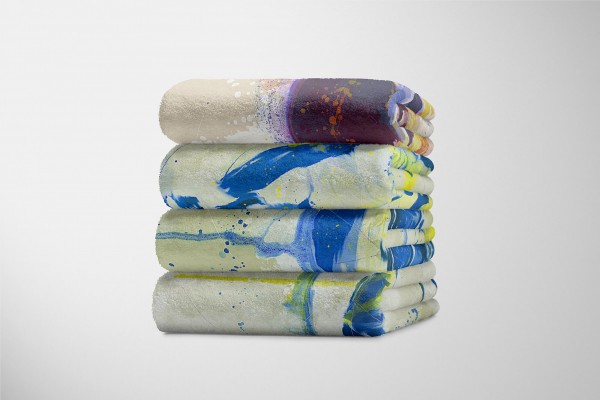Paul Sinus Art SplashArt Sport Handtuch Strandhandtuch Saunatuch Kuscheldecke Kunstvoll Kayak Sporthandt 50% Rabatt für begrenzte Zeit