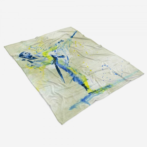 Paul Sinus Art SplashArt Sport Handtuch Strandhandtuch Saunatuch Kuscheldecke Kunstvoll Karate IV Sporth Online