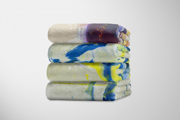 Paul Sinus Art SplashArt Sport Handtuch Strandhandtuch Saunatuch Kuscheldecke Kunstvoll Judo Sporthandtu Outlet