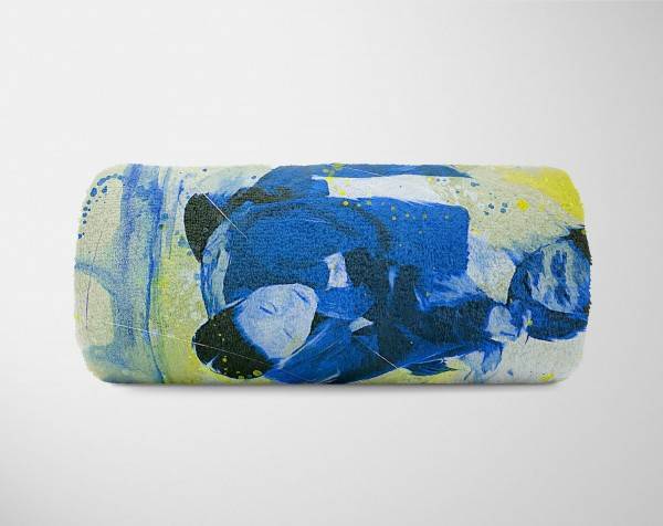 Paul Sinus Art SplashArt Sport Handtuch Strandhandtuch Saunatuch Kuscheldecke Kunstvoll Judo I Sporthand Auslauf