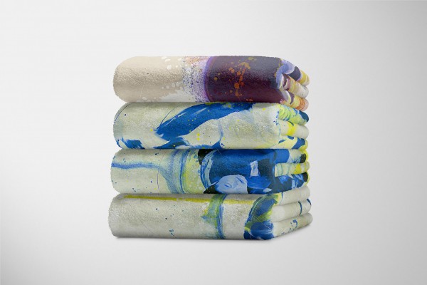Paul Sinus Art SplashArt Sport Handtuch Strandhandtuch Saunatuch Kuscheldecke Kunstvoll Judo I Sporthand Auslauf
