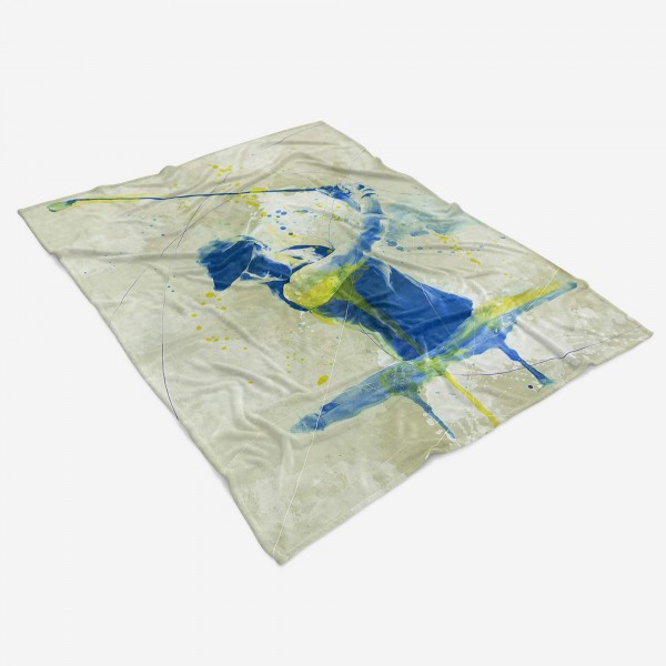 Paul Sinus Art SplashArt Sport Handtuch Strandhandtuch Saunatuch Kuscheldecke Kunstvoll Golf II Sporthan Angebote