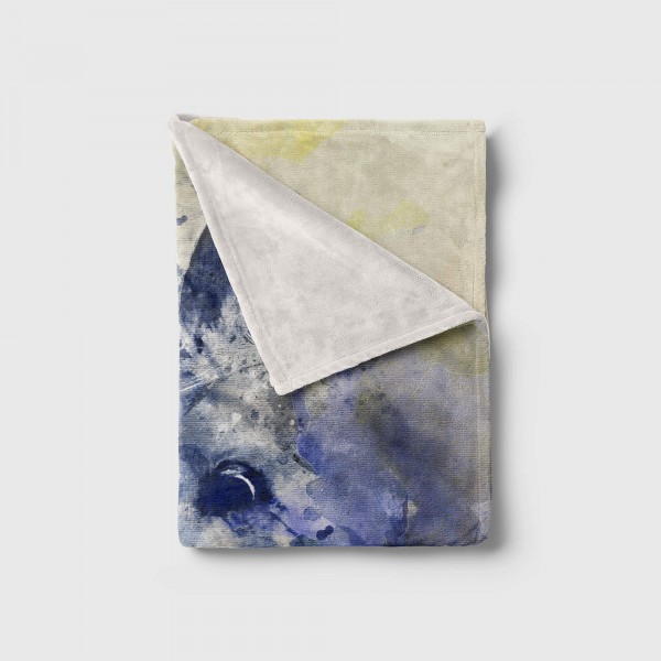Paul Sinus Art Handtuch Strandhandtuch Saunatuch Kuscheldecke SplashArt Tier Serie Kunstvoll Horse Motiv Günstiger Verkauf