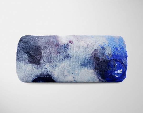Paul Sinus Art Handtuch Strandhandtuch Saunatuch Kuscheldecke SplashArt Tier Serie Kunstvoll Eule Motiv Sonderangebot