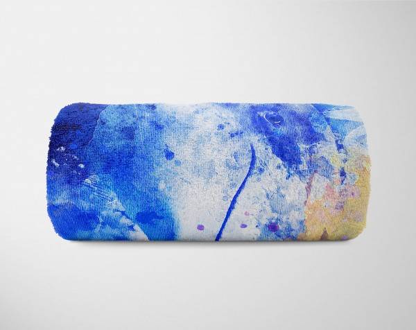 Paul Sinus Art Handtuch Strandhandtuch Saunatuch Kuscheldecke SplashArt Tier Serie Kunstvoll Delphin Mot Begrenztes Angebot
