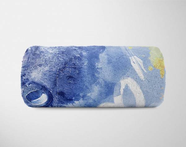 Paul Sinus Art Handtuch Strandhandtuch Saunatuch Kuscheldecke SplashArt Tier Serie Kunstvoll Cat III Mot Black Friday