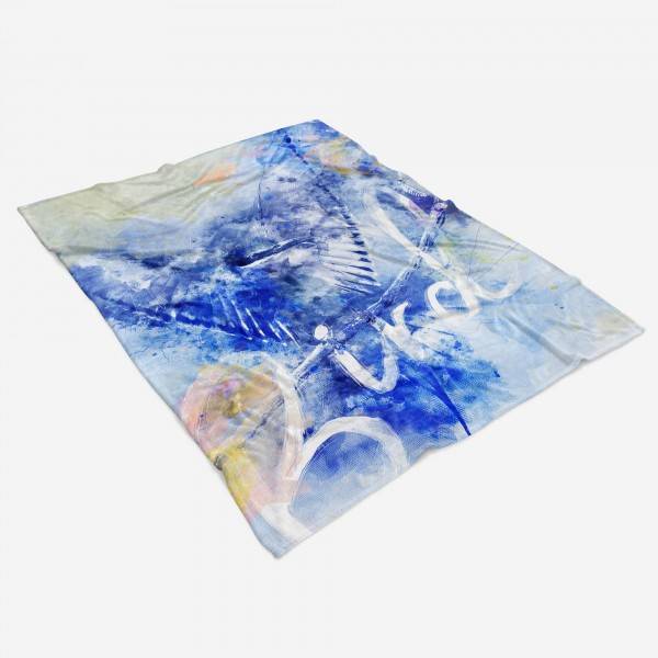 Paul Sinus Art Handtuch Strandhandtuch Saunatuch Kuscheldecke SplashArt Tier Serie Kunstvoll Bird Motiv Vatertagsangebot