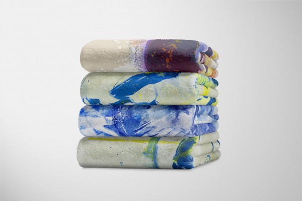 Paul Sinus Art Handtuch Strandhandtuch Saunatuch Kuscheldecke SplashArt Tier Serie Kunstvoll Bird Motiv Vatertagsangebot