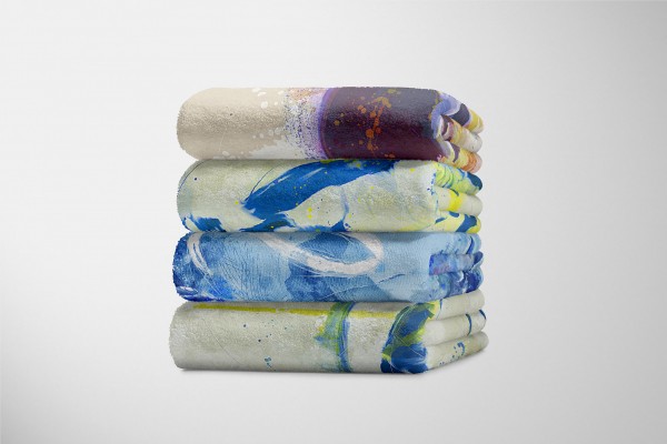 Paul Sinus Art Handtuch Strandhandtuch Saunatuch Kuscheldecke SplashArt Tier Serie Kunstvoll Bird II Mot Valentinstagsangebot