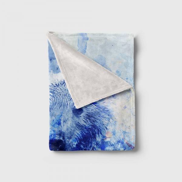 Paul Sinus Art Handtuch Strandhandtuch Saunatuch Kuscheldecke SplashArt Tier Serie Kunstvoll Bear Motiv Jubiläumsangebot