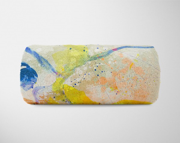 Paul Sinus Art SplashArt Sport Handtuch Strandhandtuch Saunatuch Kuscheldecke Kunstvoll Yoga II Sporthan Online Outlet