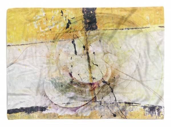 Paul Sinus Art Enigma Handtuch Strandhandtuch Saunatuch Kuscheldecke mit abstrakten Motiv