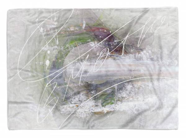 Paul Sinus Art Enigma Handtuch Strandhandtuch Saunatuch Kuscheldecke mit abstrakten Motiv