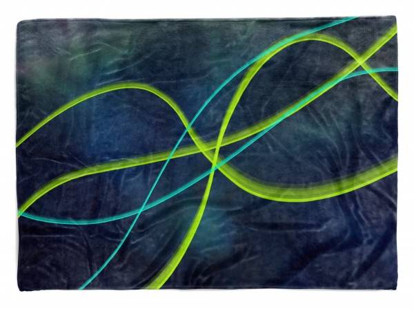 Paul Sinus Art Enigma Handtuch Strandhandtuch Saunatuch Kuscheldecke mit abstrakten Motiv