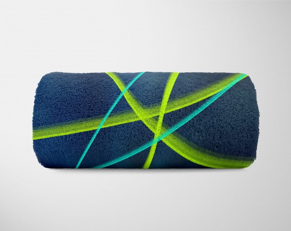Paul Sinus Art Enigma Handtuch Strandhandtuch Saunatuch Kuscheldecke mit abstrakten Motiv Bestseller
