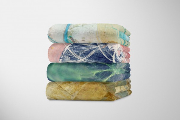 Paul Sinus Art Enigma Handtuch Strandhandtuch Saunatuch Kuscheldecke mit abstrakten Motiv Saisonale Angebote