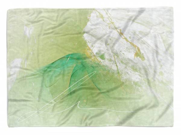 Paul Sinus Art Enigma Handtuch Strandhandtuch Saunatuch Kuscheldecke mit abstrakten Motiv