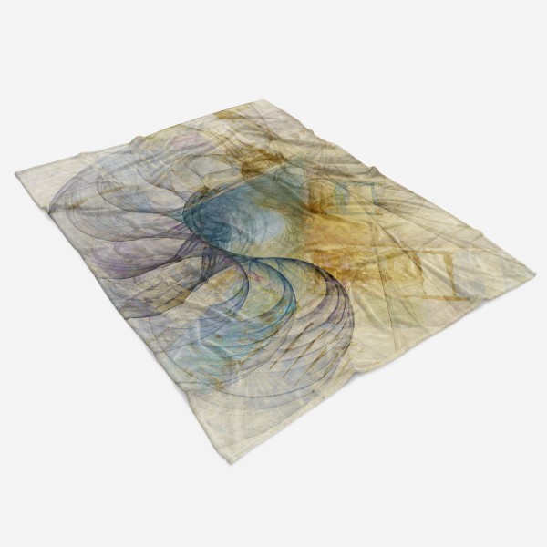 Paul Sinus Art Enigma Handtuch Strandhandtuch Saunatuch Kuscheldecke mit abstrakten Motiv Tägliche Deals