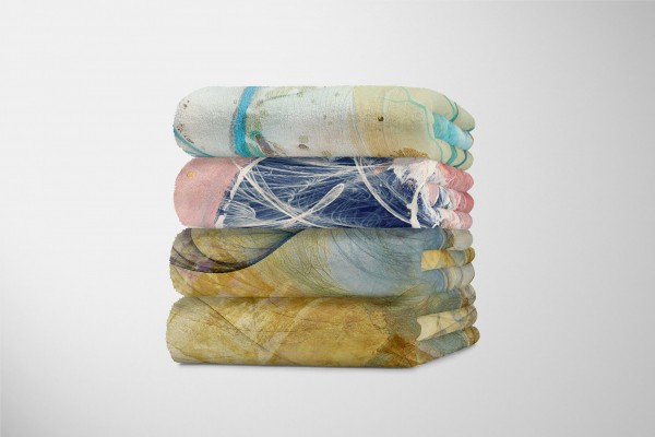 Paul Sinus Art Enigma Handtuch Strandhandtuch Saunatuch Kuscheldecke mit abstrakten Motiv Tägliche Deals