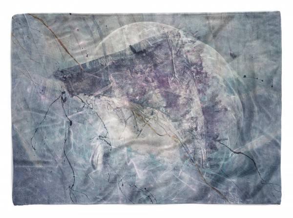 Paul Sinus Art Enigma Handtuch Strandhandtuch Saunatuch Kuscheldecke mit abstrakten Motiv