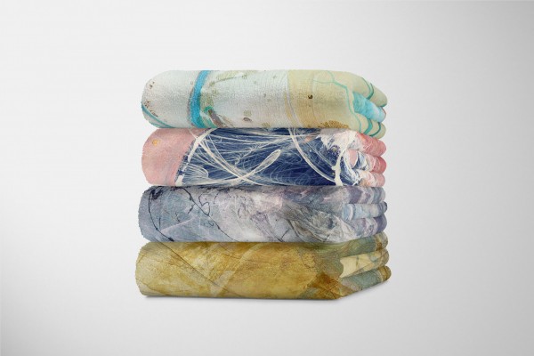 Paul Sinus Art Enigma Handtuch Strandhandtuch Saunatuch Kuscheldecke mit abstrakten Motiv Sonderangebote