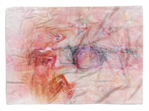 Paul Sinus Art Enigma Handtuch Strandhandtuch Saunatuch Kuscheldecke mit abstrakten Motiv