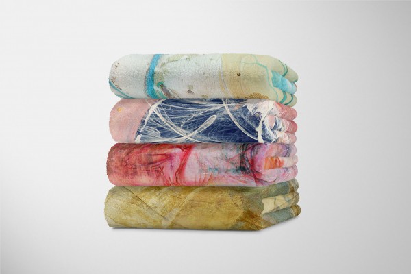 Paul Sinus Art Enigma Handtuch Strandhandtuch Saunatuch Kuscheldecke mit abstrakten Motiv Riesige Ersparnisse