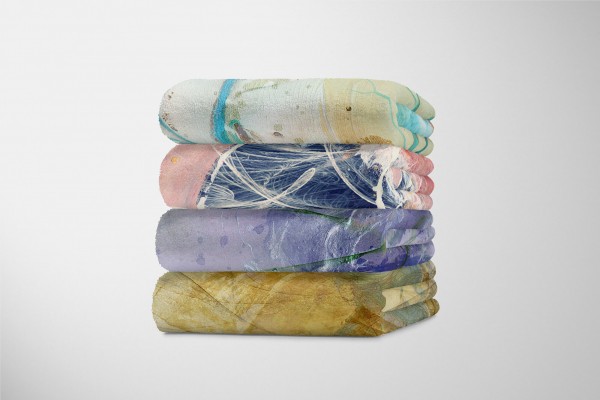 Paul Sinus Art Enigma Handtuch Strandhandtuch Saunatuch Kuscheldecke mit abstrakten Motiv VIP-Rabatte