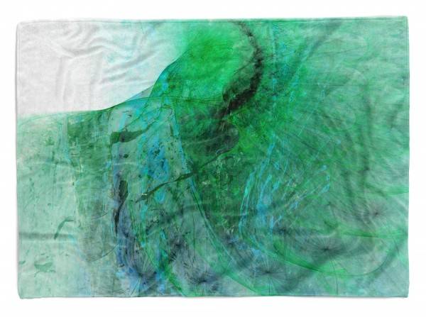 Paul Sinus Art Enigma Handtuch Strandhandtuch Saunatuch Kuscheldecke mit abstrakten Motiv
