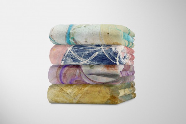 Paul Sinus Art Enigma Handtuch Strandhandtuch Saunatuch Kuscheldecke mit abstrakten Motiv Kostenlose Rückgabe