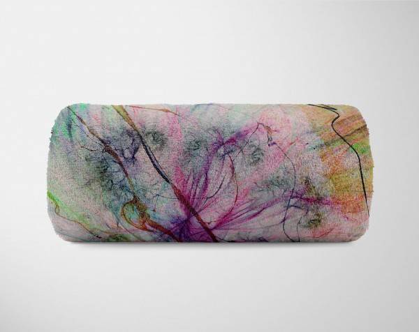 Paul Sinus Art Enigma Handtuch Strandhandtuch Saunatuch Kuscheldecke mit abstrakten Motiv Neueste Stile
