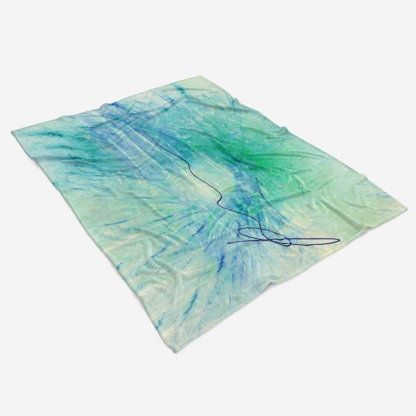 Paul Sinus Art Enigma Handtuch Strandhandtuch Saunatuch Kuscheldecke mit abstrakten Motiv Letzte 2 Tage