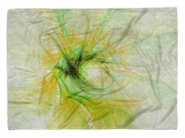 Paul Sinus Art Enigma Handtuch Strandhandtuch Saunatuch Kuscheldecke mit abstrakten Motiv