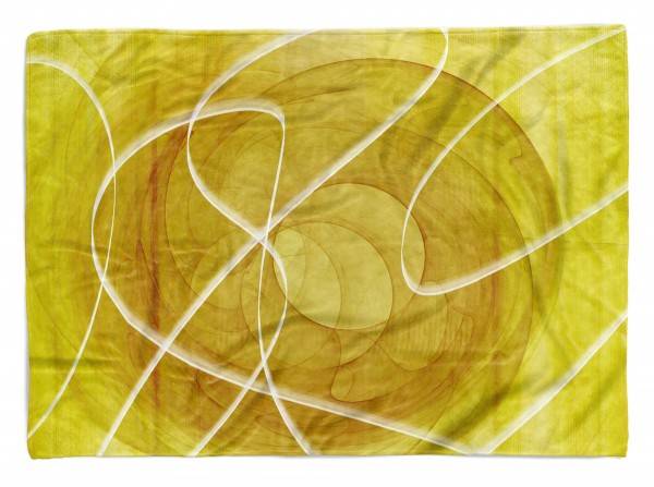 Paul Sinus Art Enigma Handtuch Strandhandtuch Saunatuch Kuscheldecke mit abstrakten Motiv
